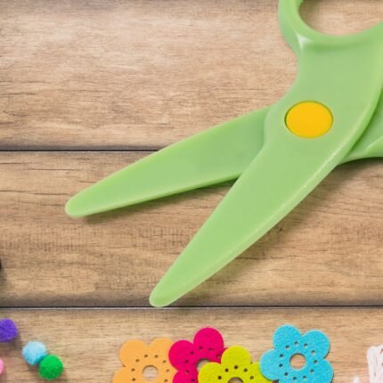 Plastic Safety Scissor Child-Safe Scissors for Crafting Everyday Use